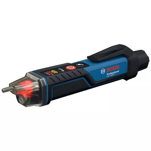 Detector de Tensão Sem Contato GVD 1000-17 24V A 1000V AC + Pilhas -Bosch