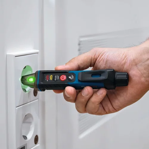 Detector de Tensão Sem Contato GVD 1000-17 24V A 1000V AC + Pilhas -Bosch