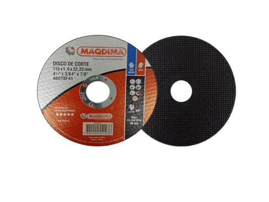 Disco de Corte 4.1/2'' (115MM) x 1.0MM DCM1010 -Maqdima