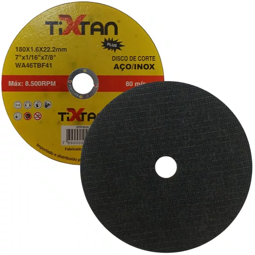 Disco de Corte de Alta Performance DTP3030 7'' Pol. X 1.6mm -Tixtan Plus