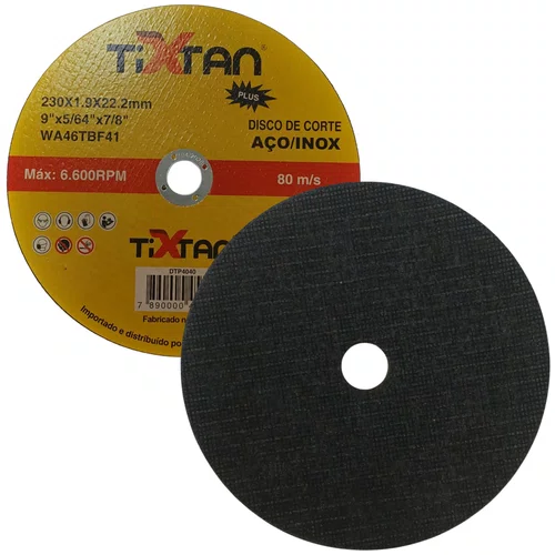 Disco de Corte de Alta Performance DTP4040 9'' Pol. X 1.9mm -Tixtan Plus