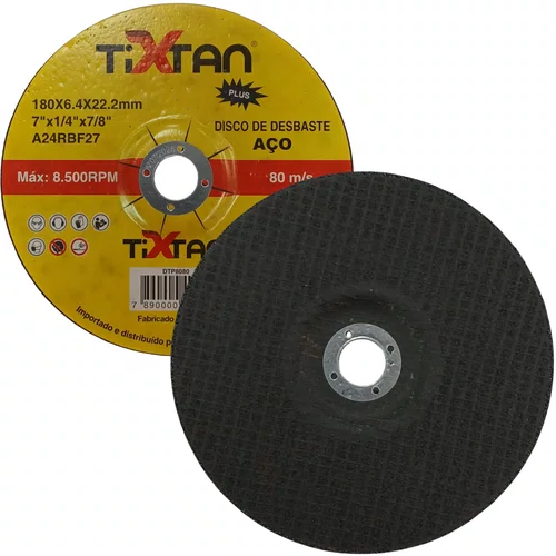 Disco de Desbaste de Alta Performance 7'' Pol. X 6.5MM DTP8080 -Tixtan Plus