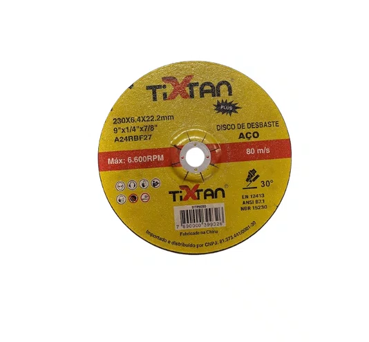 Disco de Desbaste 9'' X 6.5MM DTP9090 Tixtan Plus