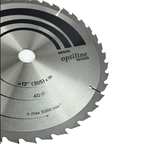 DISCO DE SERRA CIRCULAR 12" 305MM 40 DENTES OPTILINE BOSCH