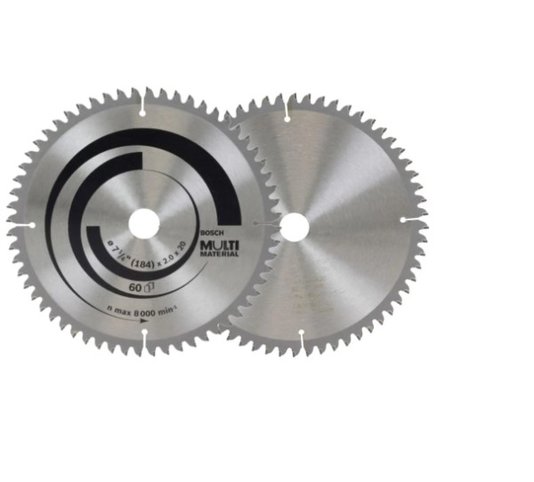 Disco de Serra Circular Multimateriais 7-1/4'' Pol. 60D 2608642193 -BOSCH