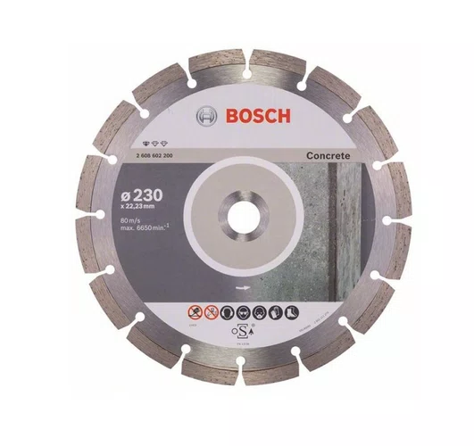 Disco Diamantado Esmerilhadeira 230mm Standard Concreto – Bosch