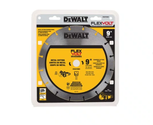 Disco Diamantado Segmentado 6.600 RPM 9 X 7/8Pol. DWAFV8901  Dewalt