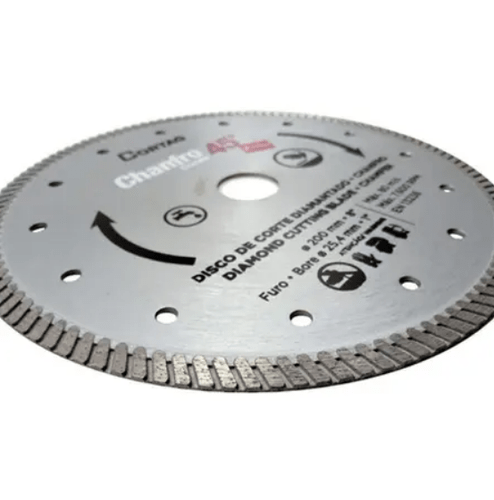 Disco Diamantado Turbo Chanfro 45° 200mm - CORTAG-61681