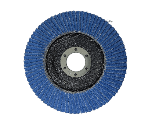 Disco Flap com Base de Fibra 4.1/2'' (115MM) Zircônio Grão 40 -Maqdima