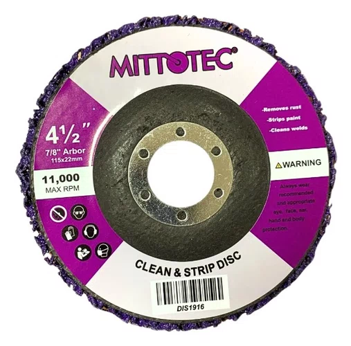 Disco Flap De Limpeza 4.1/2 Tipo CS Purple - Mittotec