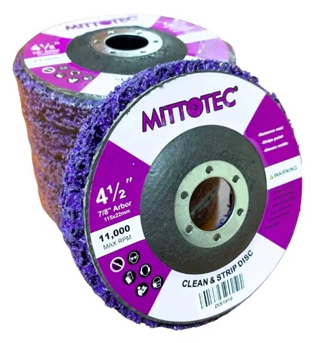 Disco Flap De Limpeza 4.1/2 Tipo CS Purple - Mittotec
