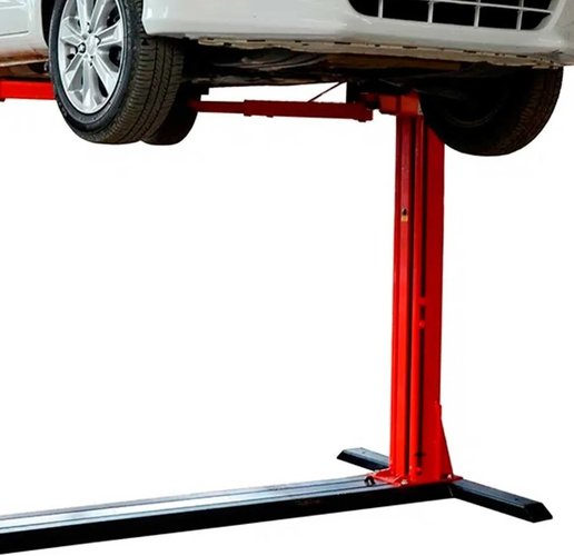 Elevador de Veiculos Pit Stop 2.500KG Trifásico 380V Cor Vermelha -Stahlbox
