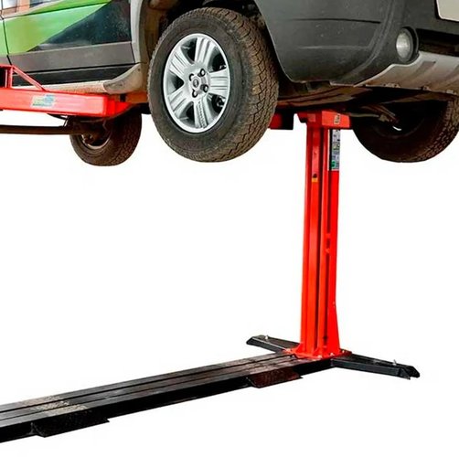 Elevador de Veiculos Pit Stop 4.000KG Trifásico 380V Cor Vermelha -Stahlbox