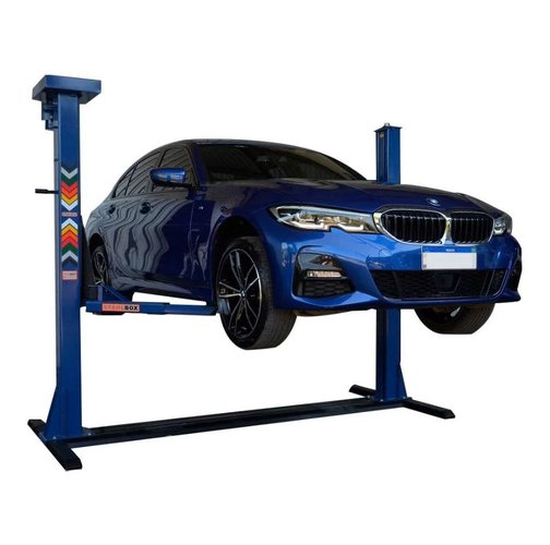 Elevador de Veiculos STB 2.500kg Trifásico 380V Cor Azul -Stahlbox