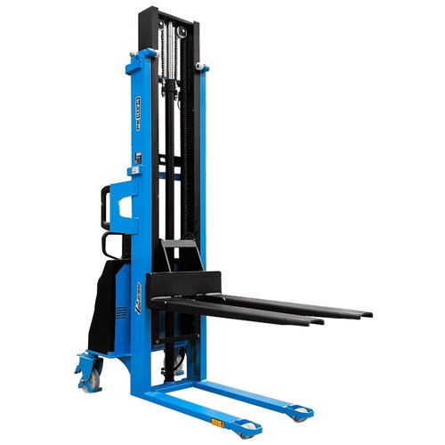 Empilhadeira Semi Elétrica PE1034 Capacidade 1.000kg Elevação 3,40m com Bateria 150A e Carregador 220V -Paletrans