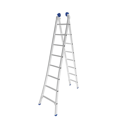 Escada Extensível 2 x 8 Degraus 2,42 x 4,21m - MOR