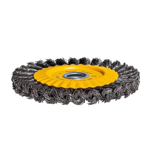 Escova Circular Trançada de Aço 6" x 1/2" x 7/8" x 0,50mm - Pequi