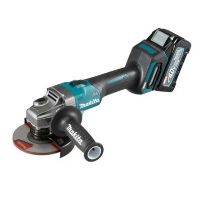 Esmerilhadeira Angular 5'' Pol. 40V GA008GM201 +02 Baterias 4AH + Carregador 220V e Maleta -Makita