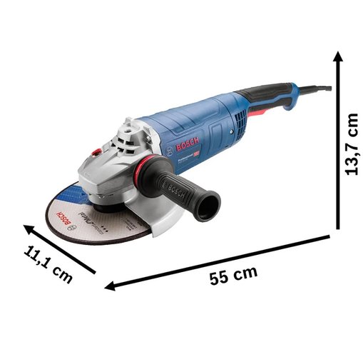 Esmerilhadeira Angular GWS 25-230 9Pol. 2500W 220V BOSCH