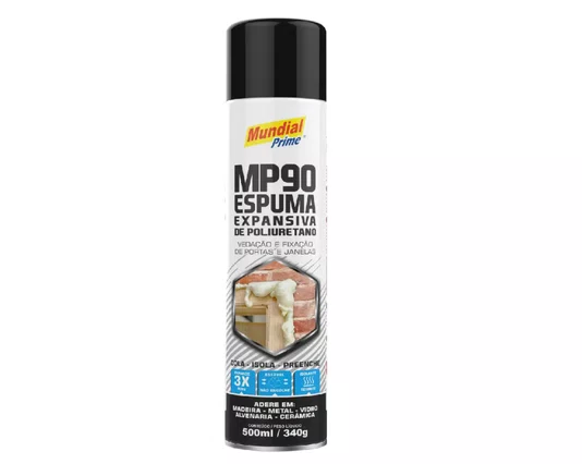 Espuma Expansiva Poliuretano 500ml AE05000006 Mundial Prime