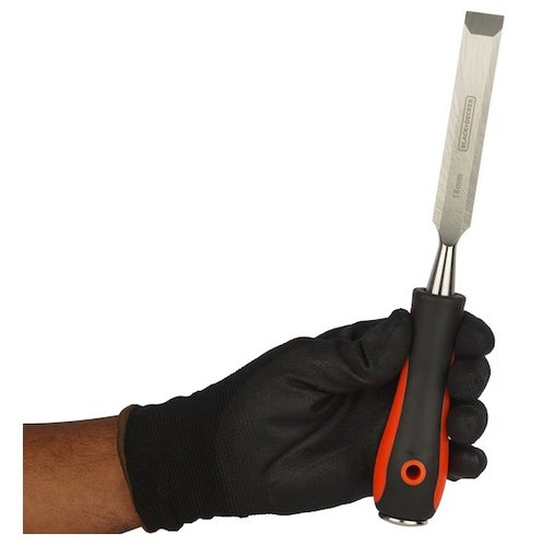 Formão par Madeira 18mm Lamina Chanfrada BDHT16696 -Black Decker