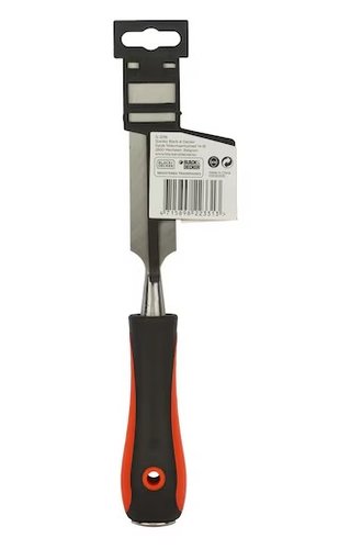 Formão para Madeira 1'' (25MM) Lamina Chanfrada BDHT16697 -Black Decker