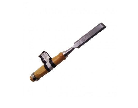 Formão para Madeira 3/4'' (19,05mm) Lamina Chanfrada com Cabo de Madeira 177,0010 -Rocast