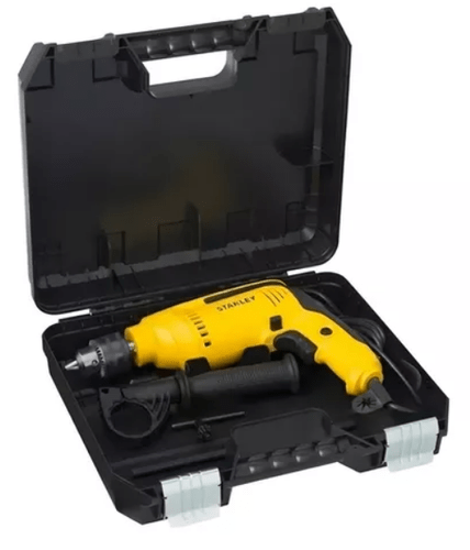 Furadeira com Impacto 1/2'' Pol. 710W SDH710 + 05 Brocas e Maleta 220V -Stanley
