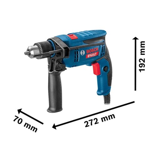 Furadeira com Impacto 1/2'' Pol. 750W GSB 13 RE Bivolt -Bosch