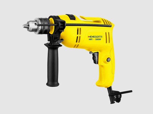 Furadeira de Impacto 1/2'' Pol. MFI 500W com VVR 60hz 220V -Menegotti