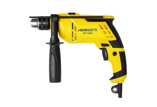 Furadeira de Impacto 1/2'' Pol. MFI 750W com VVR 60hz 220V -Menegotti