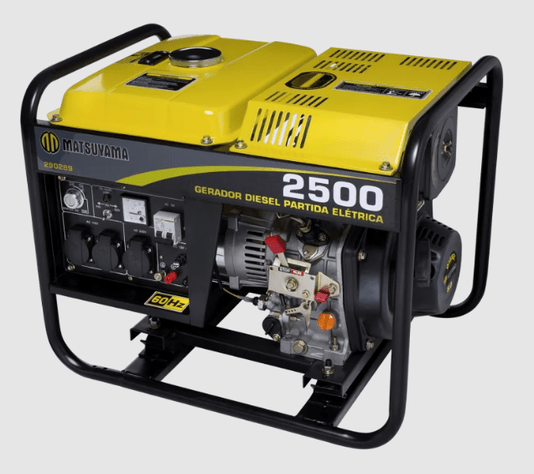 Gerador Diesel 2500w GDA 2500w 127/220V PE Matsuyama