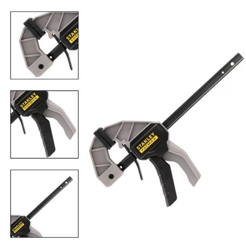 Grampo Sargento de Aperto Rápido 114mm Pequeno FMHT83231-840 -Stanley