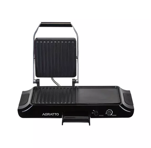 Gril Elétrico com Prensa Duo 1.600W GDG-02 Preto 220V -Agratto