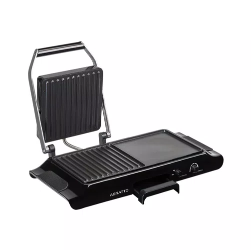 Gril Elétrico com Prensa Duo 1.600W GDG-02 Preto 220V -Agratto