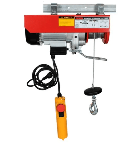 Guincho de Coluna Elétrico 100/200kg H-A 101 Motomil Monofásico