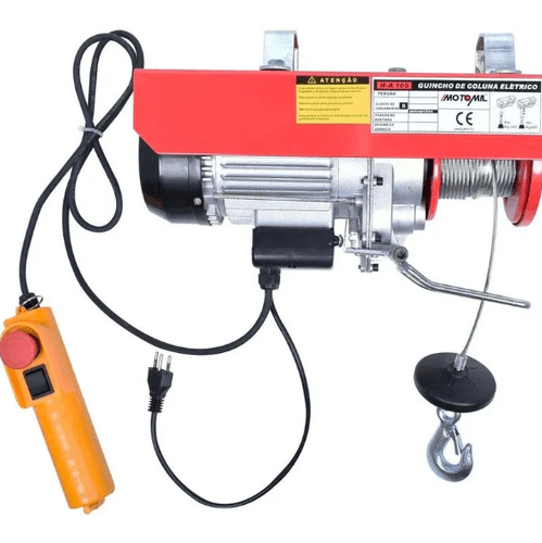 Guincho de Coluna Elétrico 100/200kg H-A 101 Motomil Monofásico