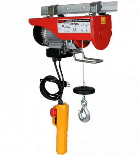 Guincho de Coluna Elétrico 100/200kg H-A 101 Motomil Monofásico