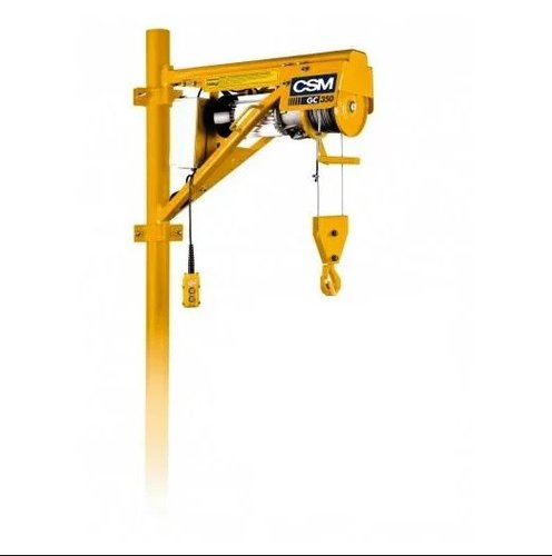 Guincho de Coluna GC 350kg com Motor 1,25CV Sem Balde Monofásico 220V -CSM
