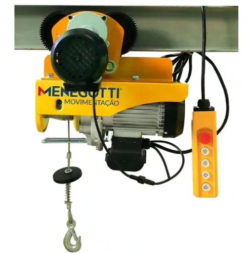 Guincho de Coluna Prime 500/1000KG 60hz com Trole Elétrico Mono. 220V -Menegotti