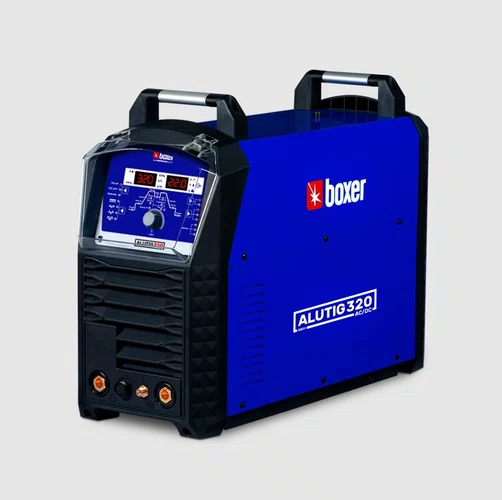 Inversora de Solda Tig HF ALUTIG 320 AC/DC Trifásica 380V + Tocha Tig18 -Boxer