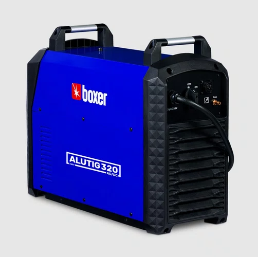 Inversora de Solda Tig HF ALUTIG 320 AC/DC Trifásica 380V + Tocha Tig18 -Boxer