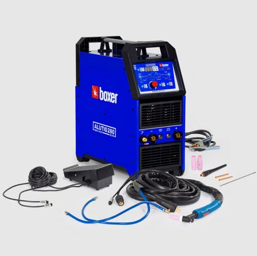 Inversora de Solda Tig HF e MMA ALUTIG 280 AC/DC Trifásica 380/440V -Boxer