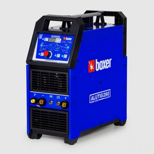 Inversora de Solda Tig HF e MMA ALUTIG 280 AC/DC Trifásica 380/440V -Boxer