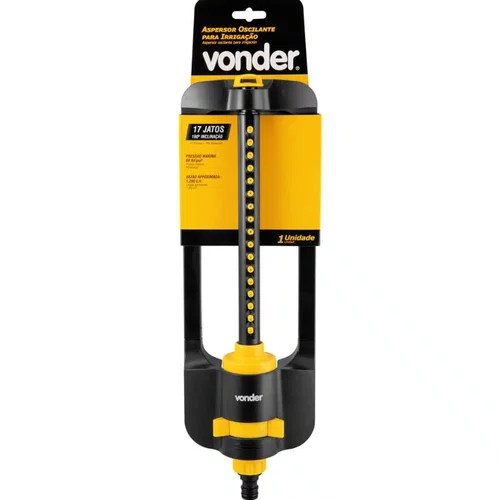 Irrigador aspersor oscilante 17 jatos Vonder
