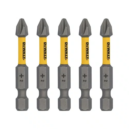 Jogo de Bit Phillips PH2 50MM MAXFIT 2IN com 05 Peças DWAF2PH25H -Dewalt