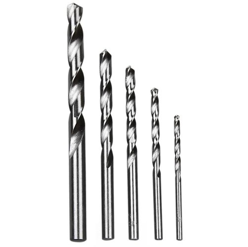 Jogo de Brocas de Aço Rápido DIN 338 3,0 a 8,0MM com 05 Peças Rocast -Amatools