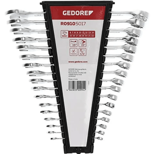 Jogo De Chave Combinada Gedore Red 17 Peças 6-22mm R09105017