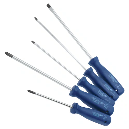 Jogo de Chave de Fenda e Philips 1/8"x5" a 1/4"x6" 5 peças 036450 Gedore