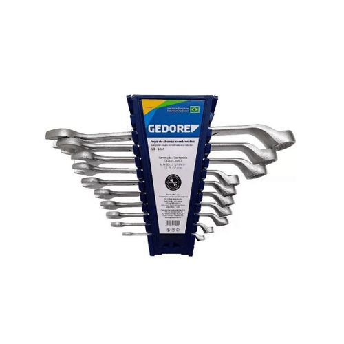 Jogo De Chaves Combinada 1B 6 A 22mm 10 Peças 002601 -Gedore